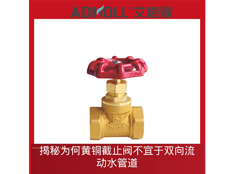 揭秘！為何黃銅截止閥不宜于雙向流動(dòng)水管道？