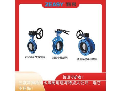 管道守護者！三款常用給排水蝶閥用途與特點大公開，選它不后悔！