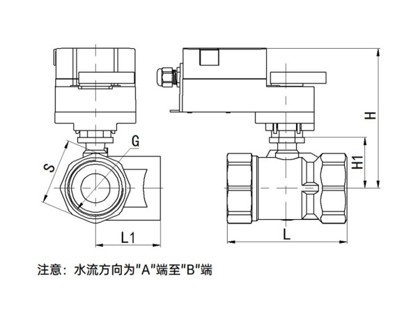 【艾德默閥門】黃銅球閥和電動球閥的安裝方向怎么區(qū)分？