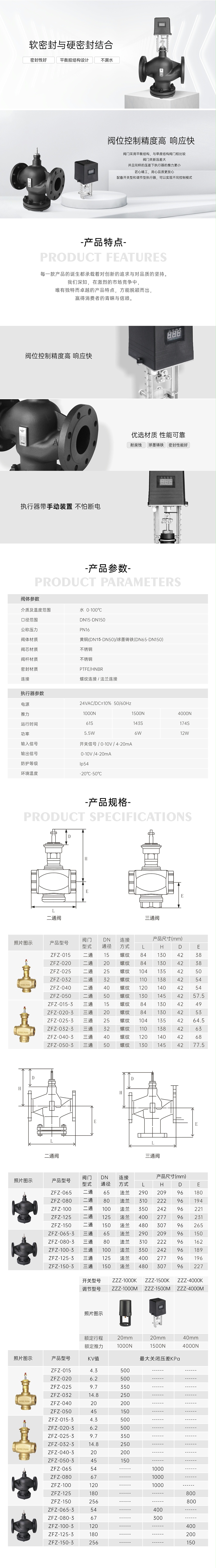 甄易ZFZ系列電動座閥